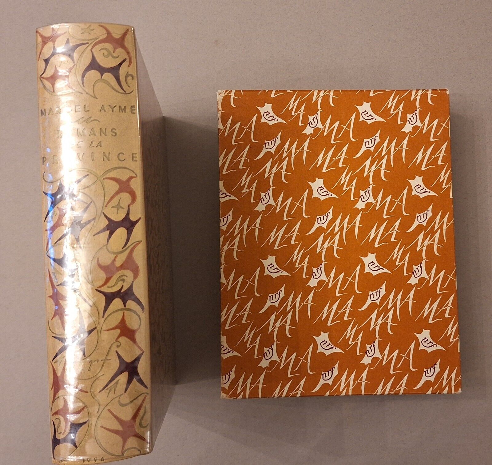 MARCEL AYME' ROMANS DE LA PROVINCE GALLIMA RD NFR 1965