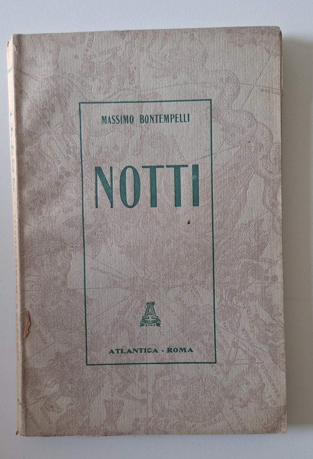 MASSIMO BONTEMPELLI NOTTI RACCONTI ATLANTICA 1945