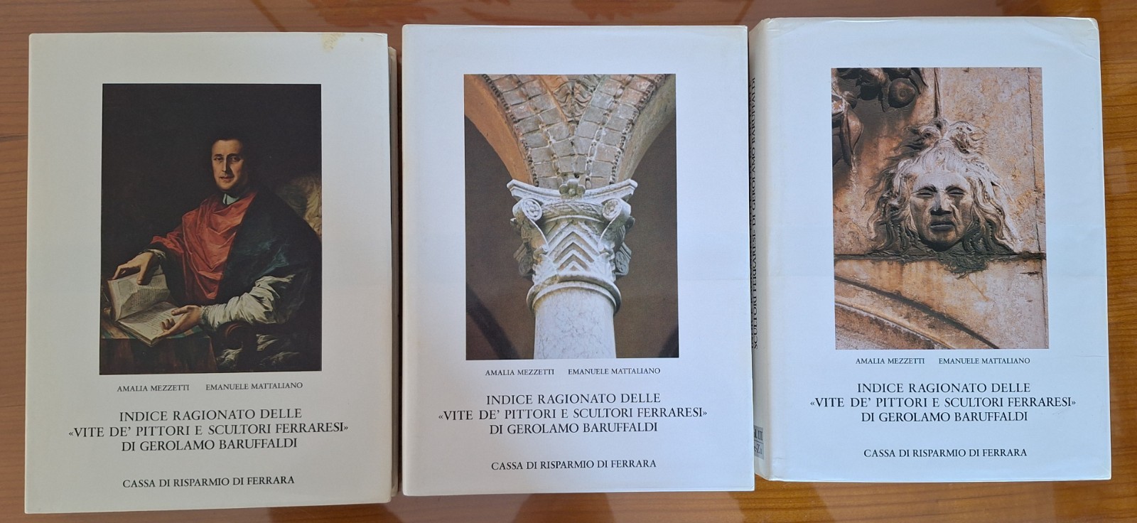 MEZZETTI MATTALIANO INDICE RAGIONATO VITE DE' PITTORI E SCULTORI FERRARESI …