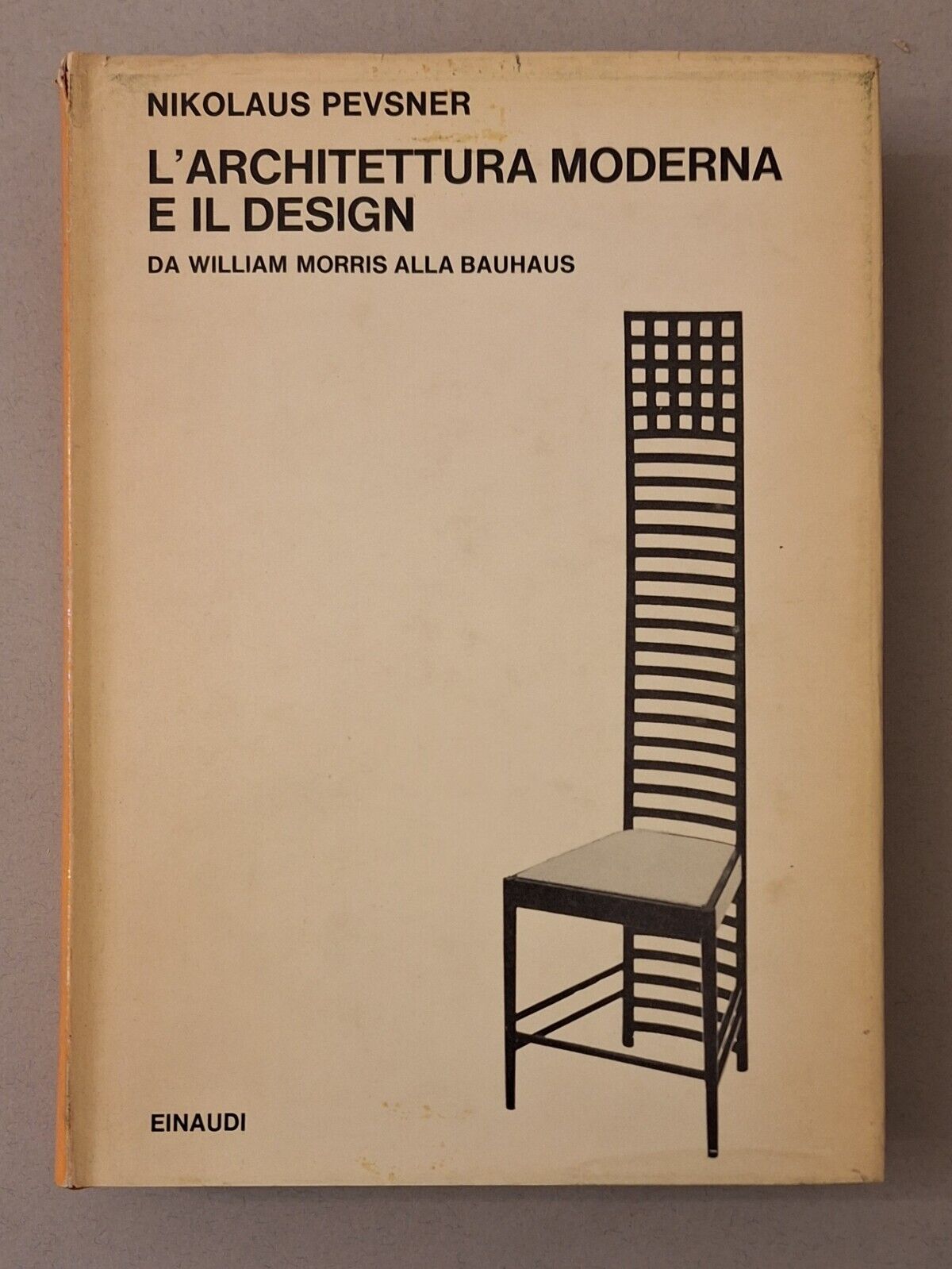 NIKOLAUS PEVSNER L'ARCHITETTURA MODERNA E IL DESIGN EINAUDI 1969