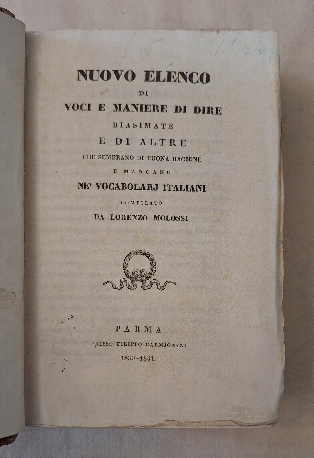 NUOVO ELENCO DI VODI E MANIERE DI DIRE BIASIMATE LORENZO …