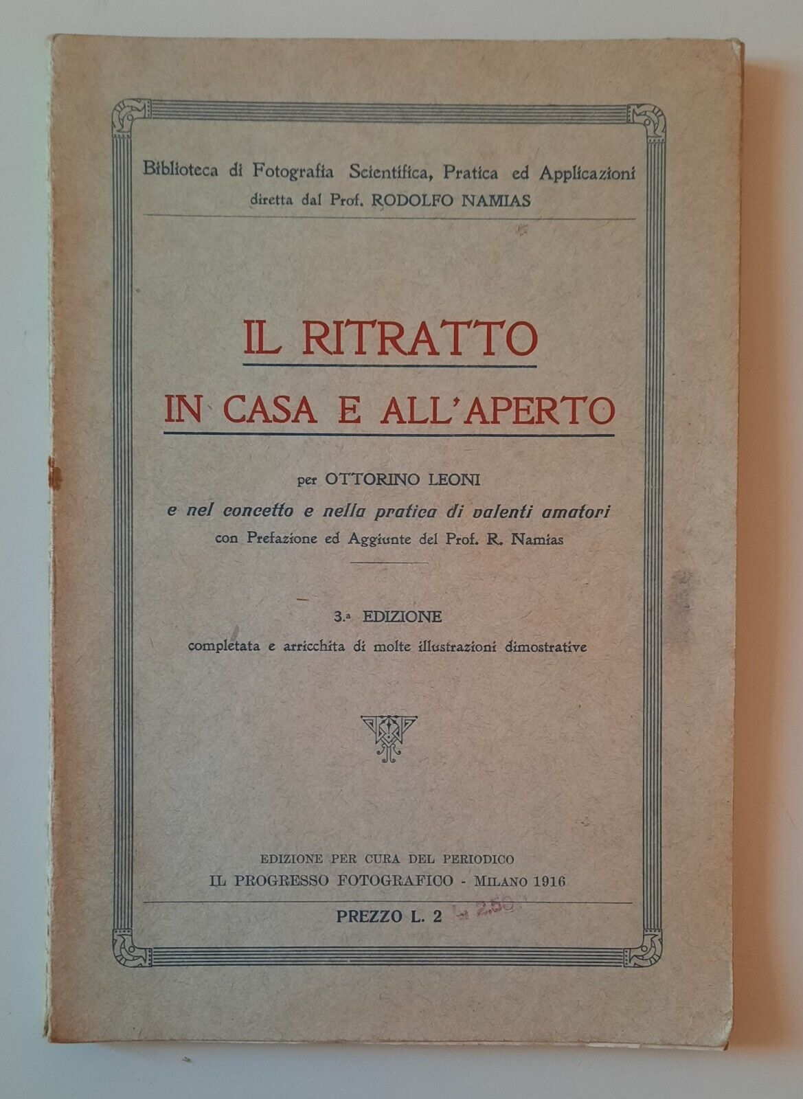 OTTORINO LEONI IL RITRATTO IN CASA E ALL'APERTO IL PROGRESSO …