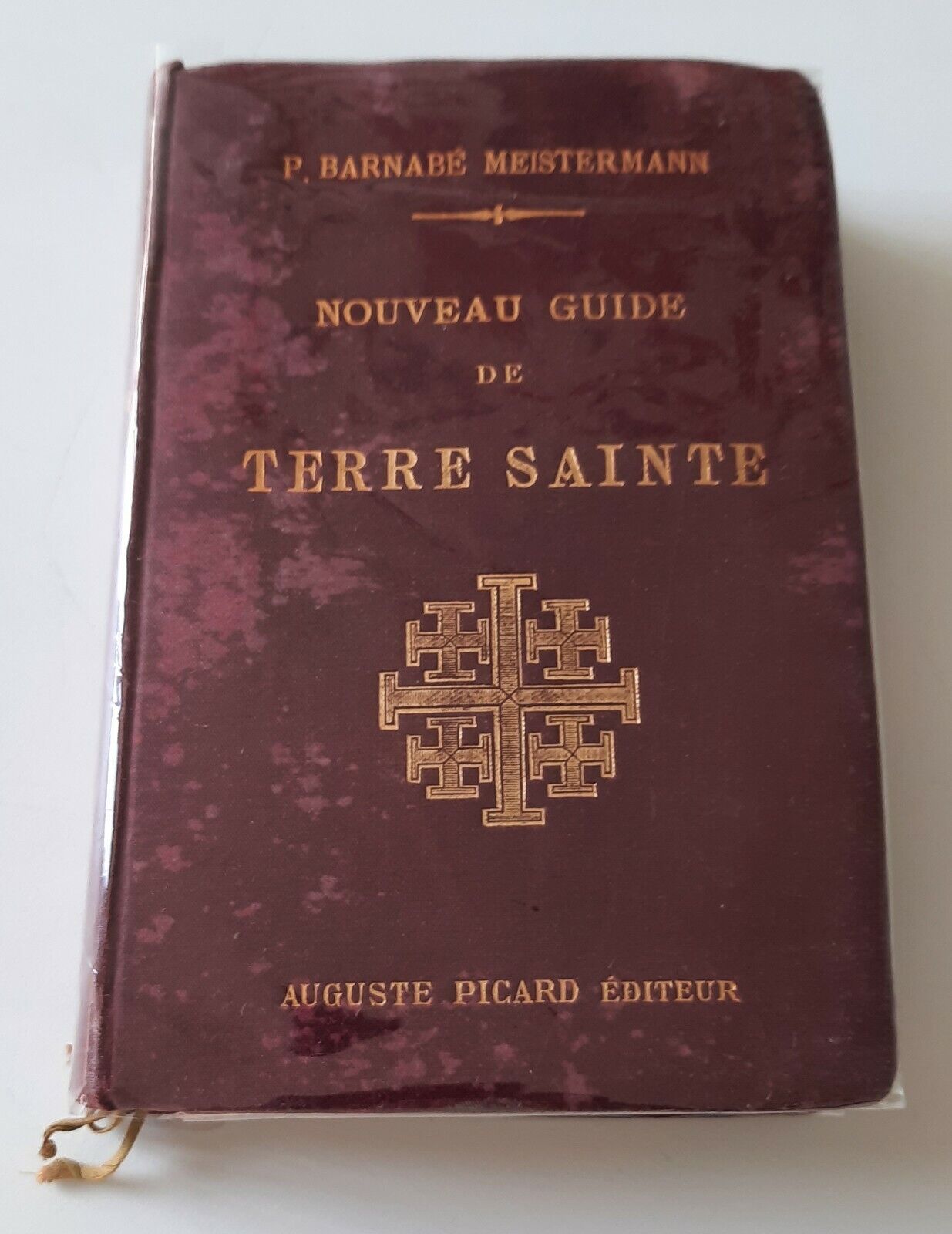 P. BARNABE' MEISTERMANN NOUVEAU GUIDE DE TERRE SAINTE A. PICARD …