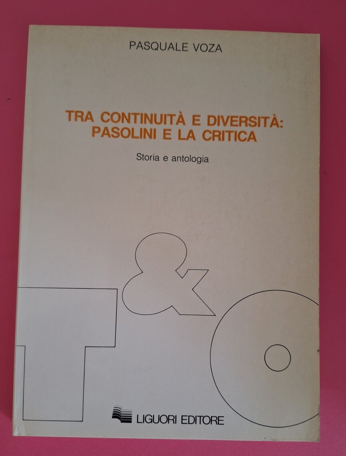 P. VOZA TRA CONTINUITA' E DIVERSITA' PASOLINI E LA CRITICA …