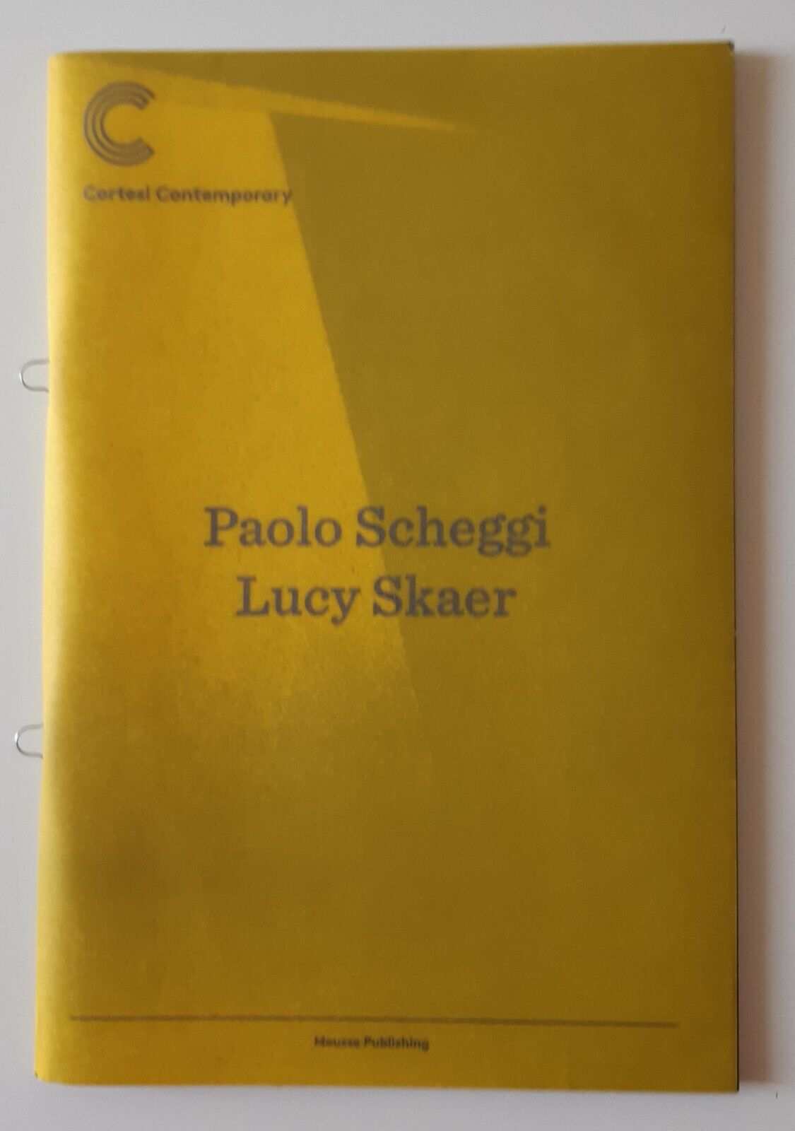 PAOLO SCHEGGI LUCY SKAER MOUSSE PUBLISHING 2014