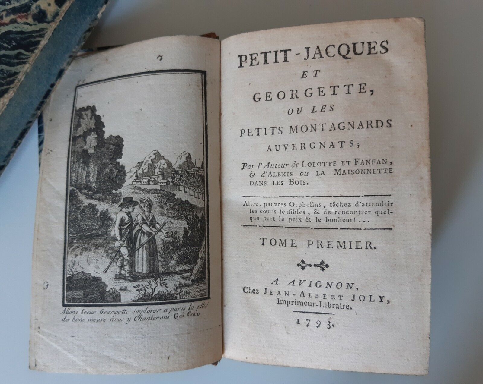 PETIT JACQUES ET GEORGETTE OU LES PETITS MONTAGNARDS AVIGNON 1793 …