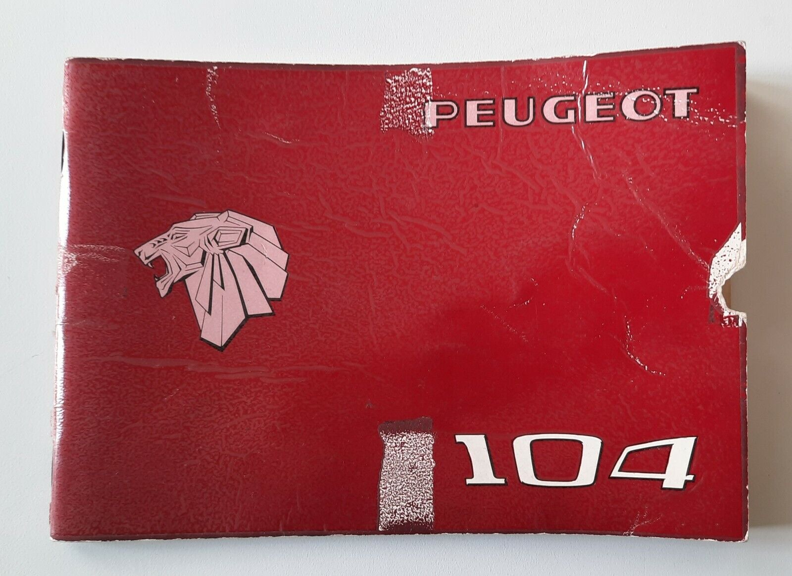 PEUGEOT 104 MANIUALE D'USO E MANUNTENZIONE