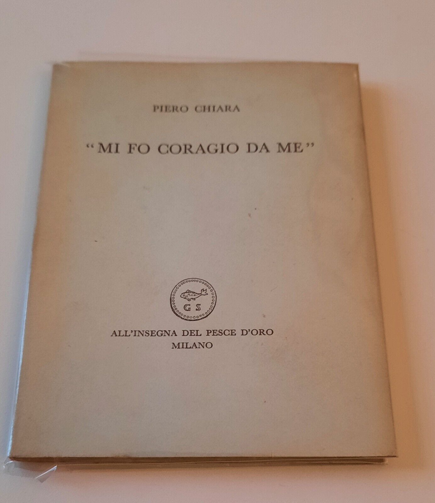 PIERO CHIARA MI FO' CORAGIO DA ME ALL'INSEGNA DEL PESCE …