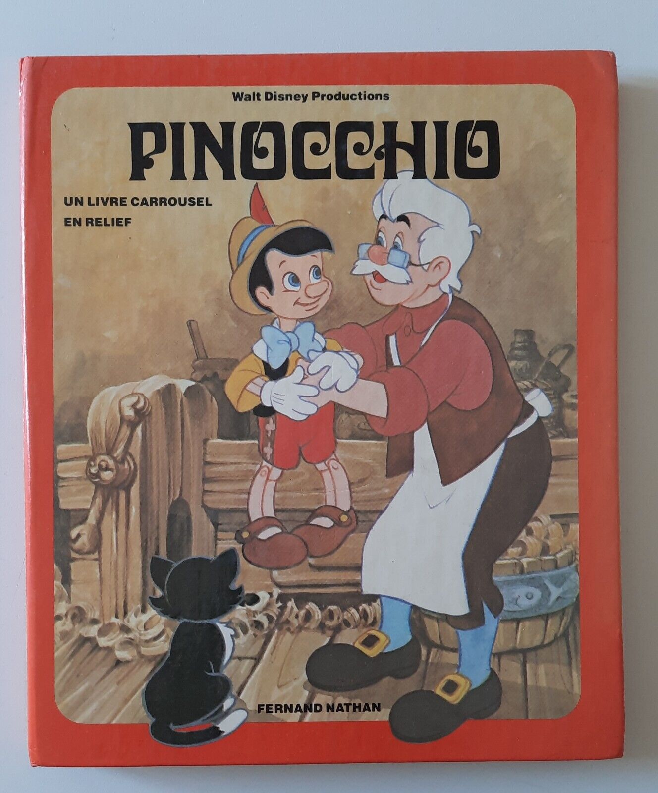 PINOCCHIO WALT DISNEY LIBRO TEATRO LIVRE CAROUSEL POP UP