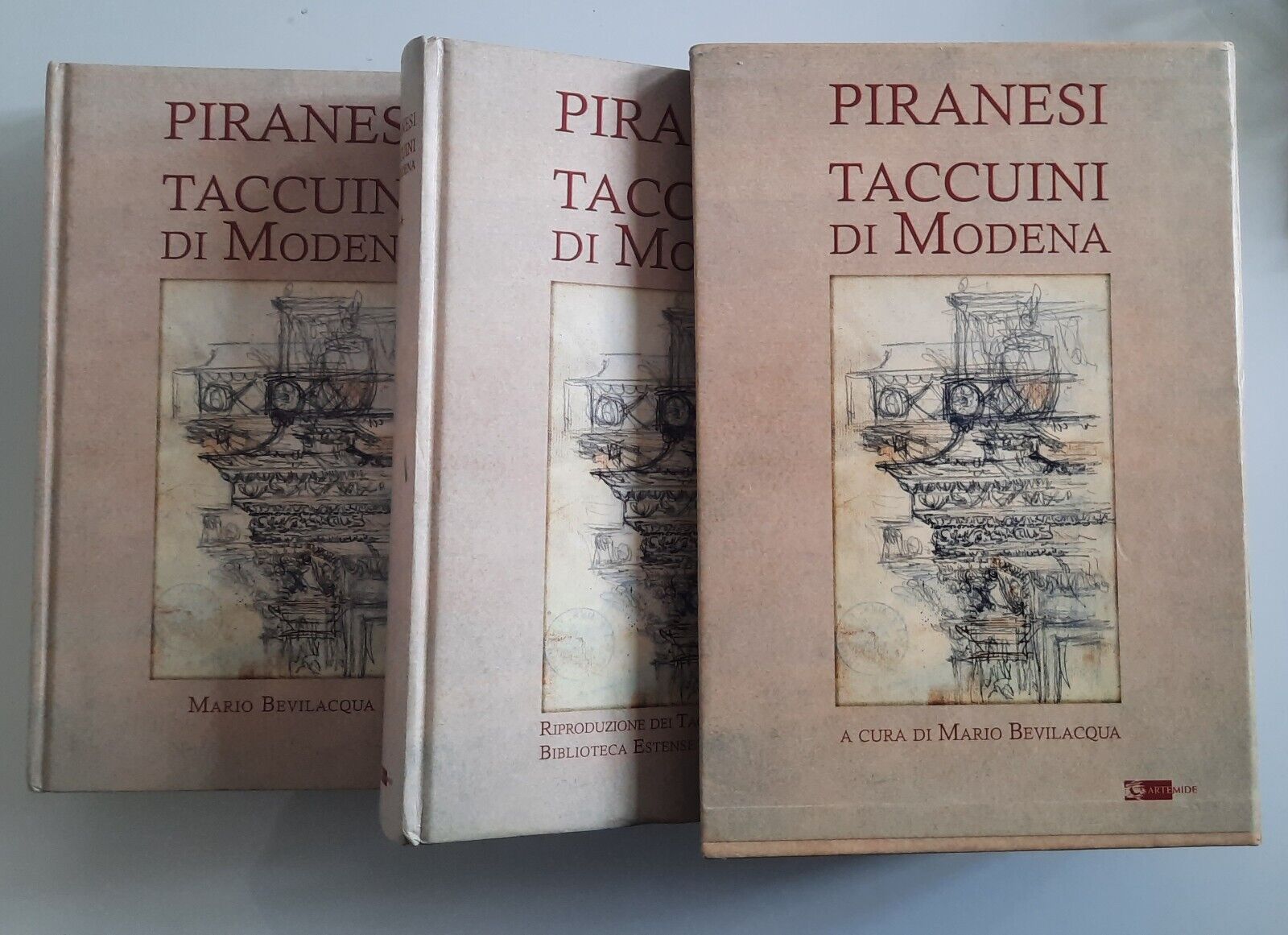 PIRANESI TACCUINI DI MODENA CAMPORI ARTEMIDE 2008