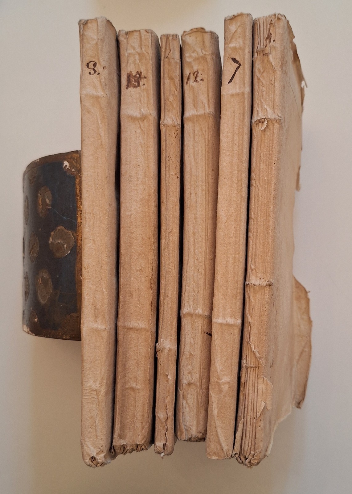 RACCOLTA ORDINI PROVVIDENZE AUTORITA' COSTITUITE VOL. 1-7-8-10-12-13 TORINO 1799