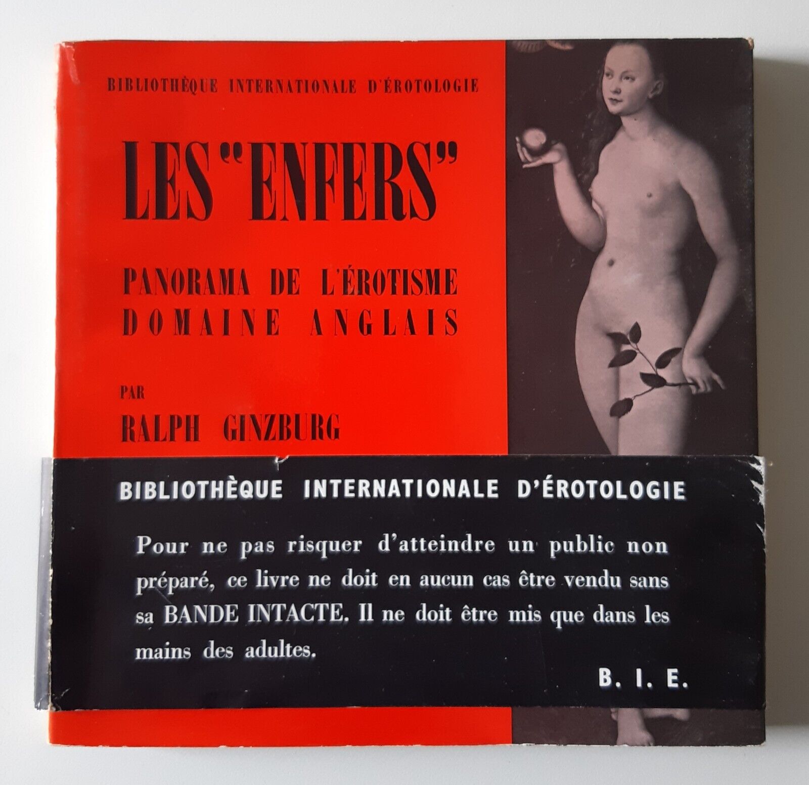 RALPH GINZBURG LES ENFERS JEAN-JAQUES PAUVERT ED. 1959