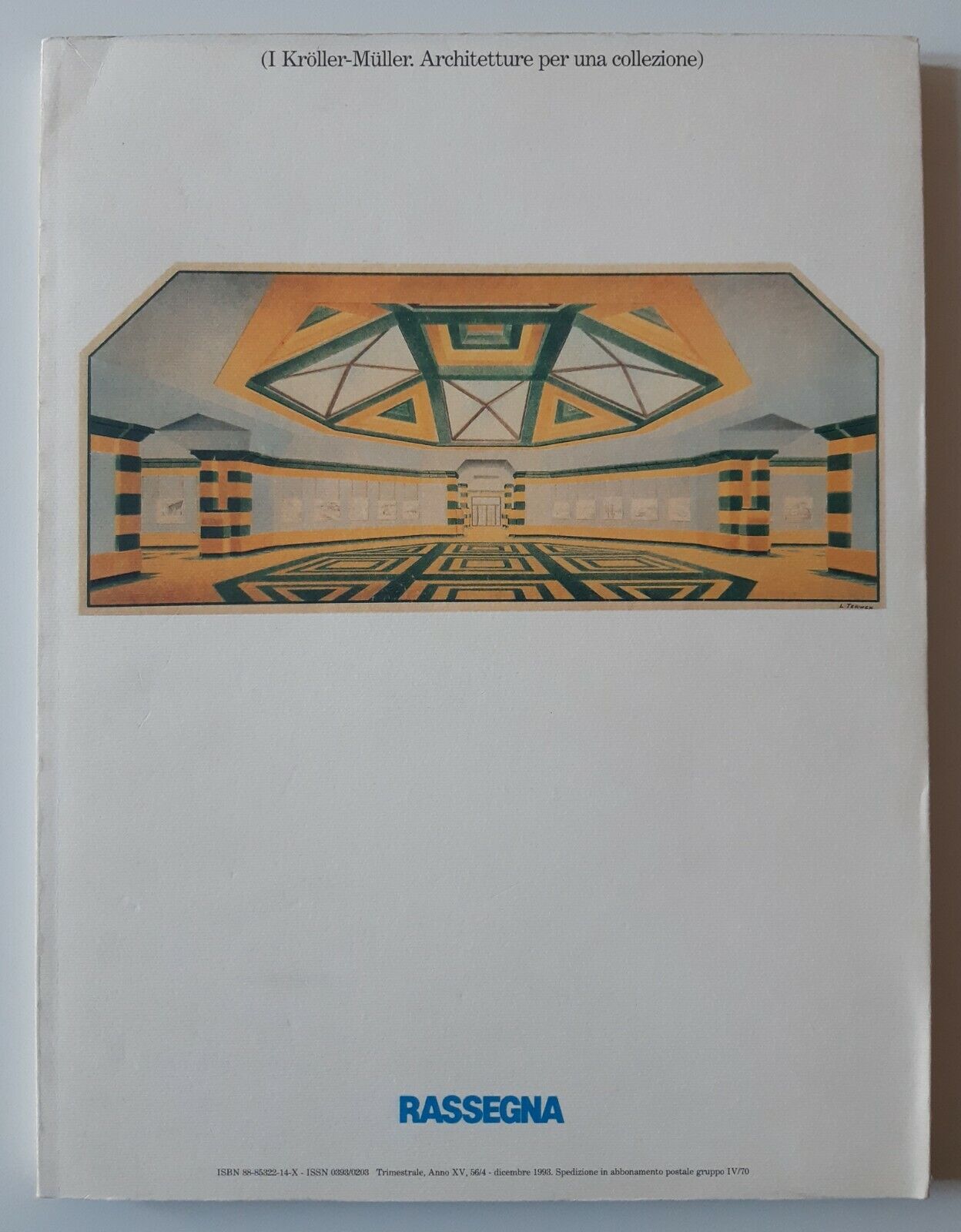 RASSEGNA RIVISTA I KROLLER-MULLER ARCHITETTURE PER UNA COLLEZIONE 1993