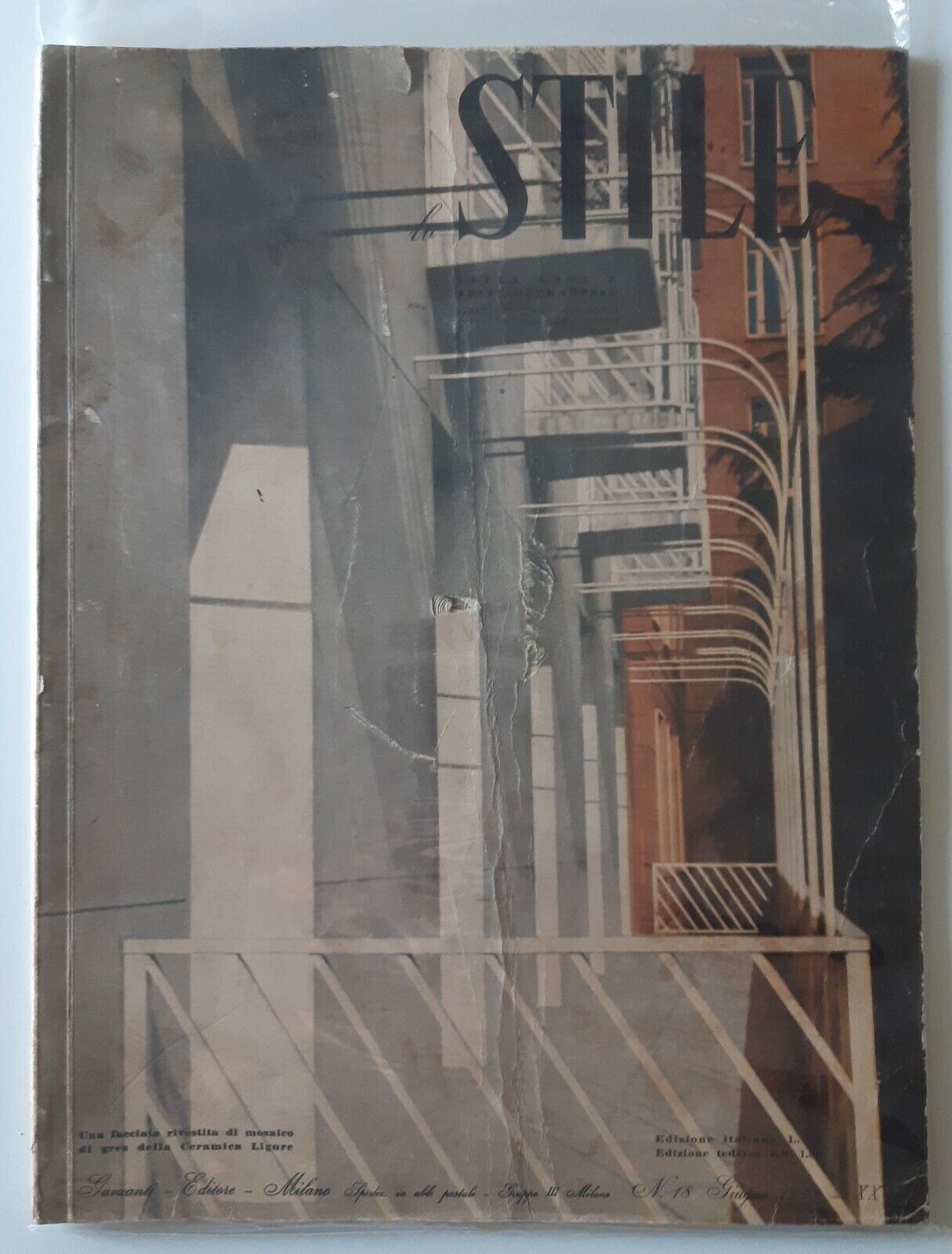 RIVISTA STILE GARZANTI ED. 1942