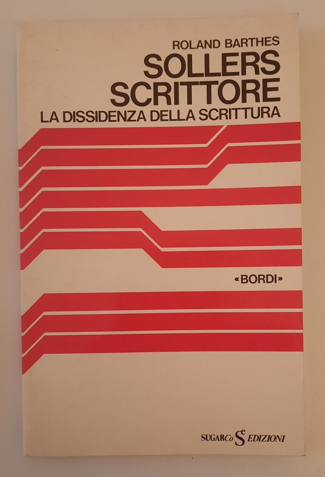 ROLAND BARTHES SOLLERS SCRITTORE SUGARCO 1979