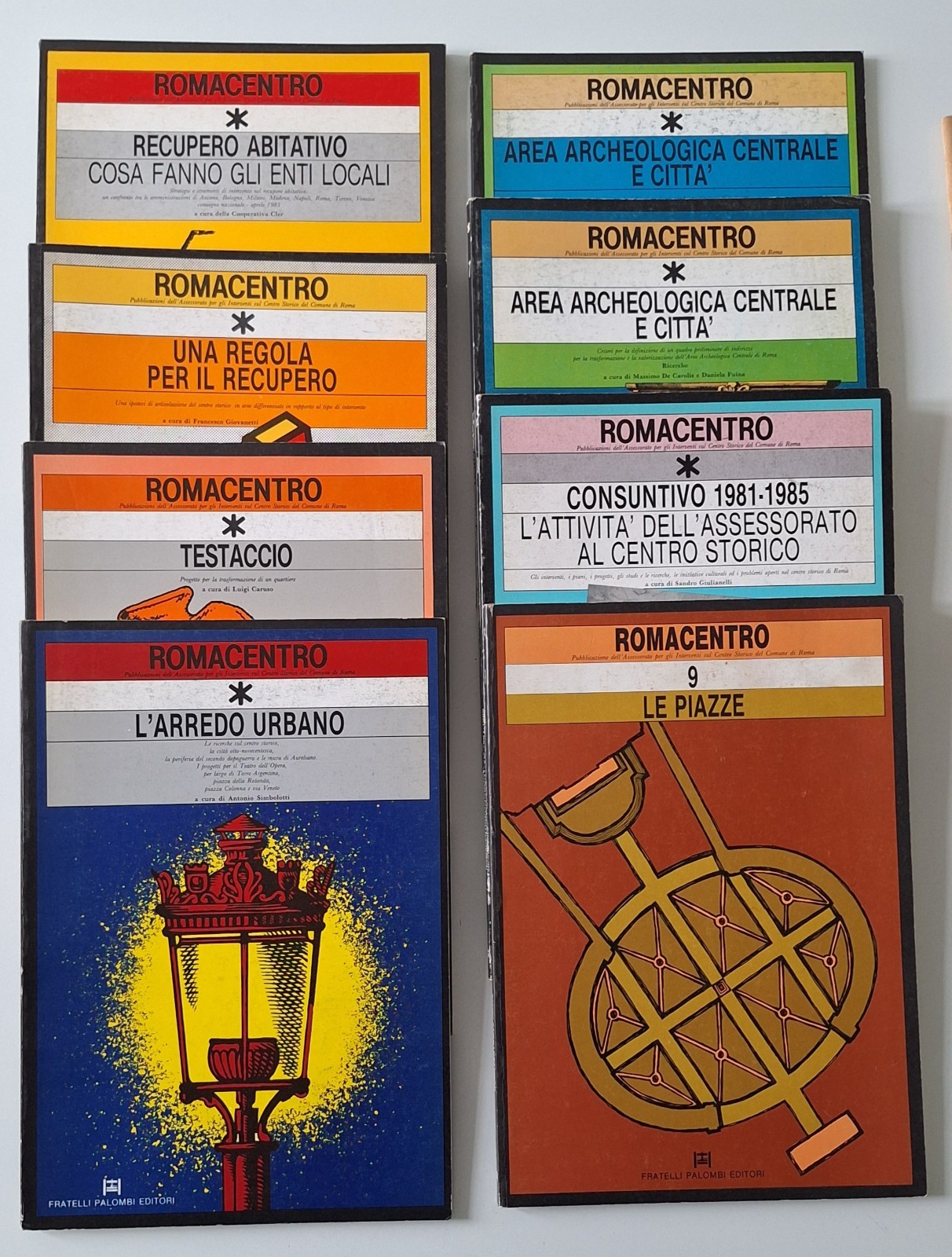 ROMACENTRO RIVISTA N. 1-2-3-5-6-7-8-9 FRATELLI PALOMBI 8 NUMERI