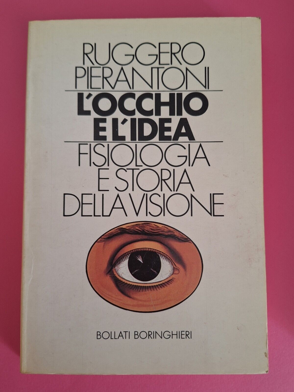 RUGGERO PIERANTONI L'OCCHIO E L'IDEA BOLLATI BORINGHIERI 1989