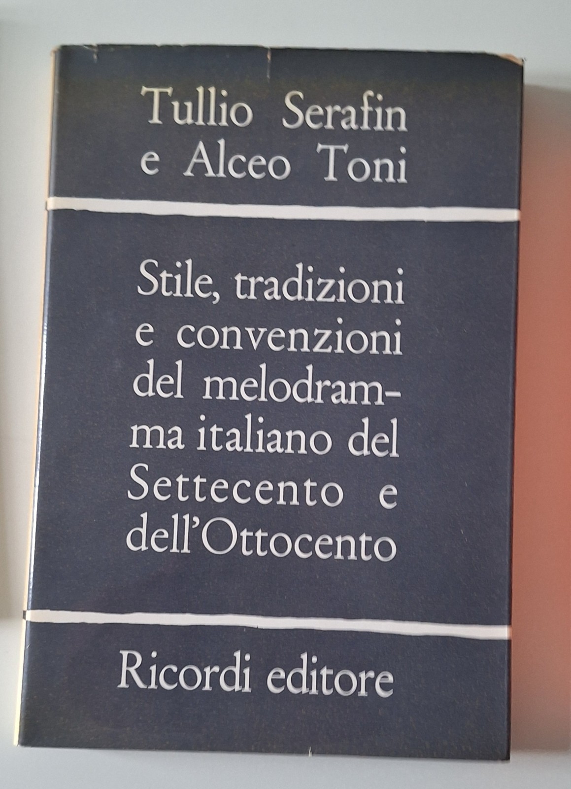 SERAFIN - TONI STILE TRADIZIONE NEL MELODRAMMA ITALIANO DEL 700 …