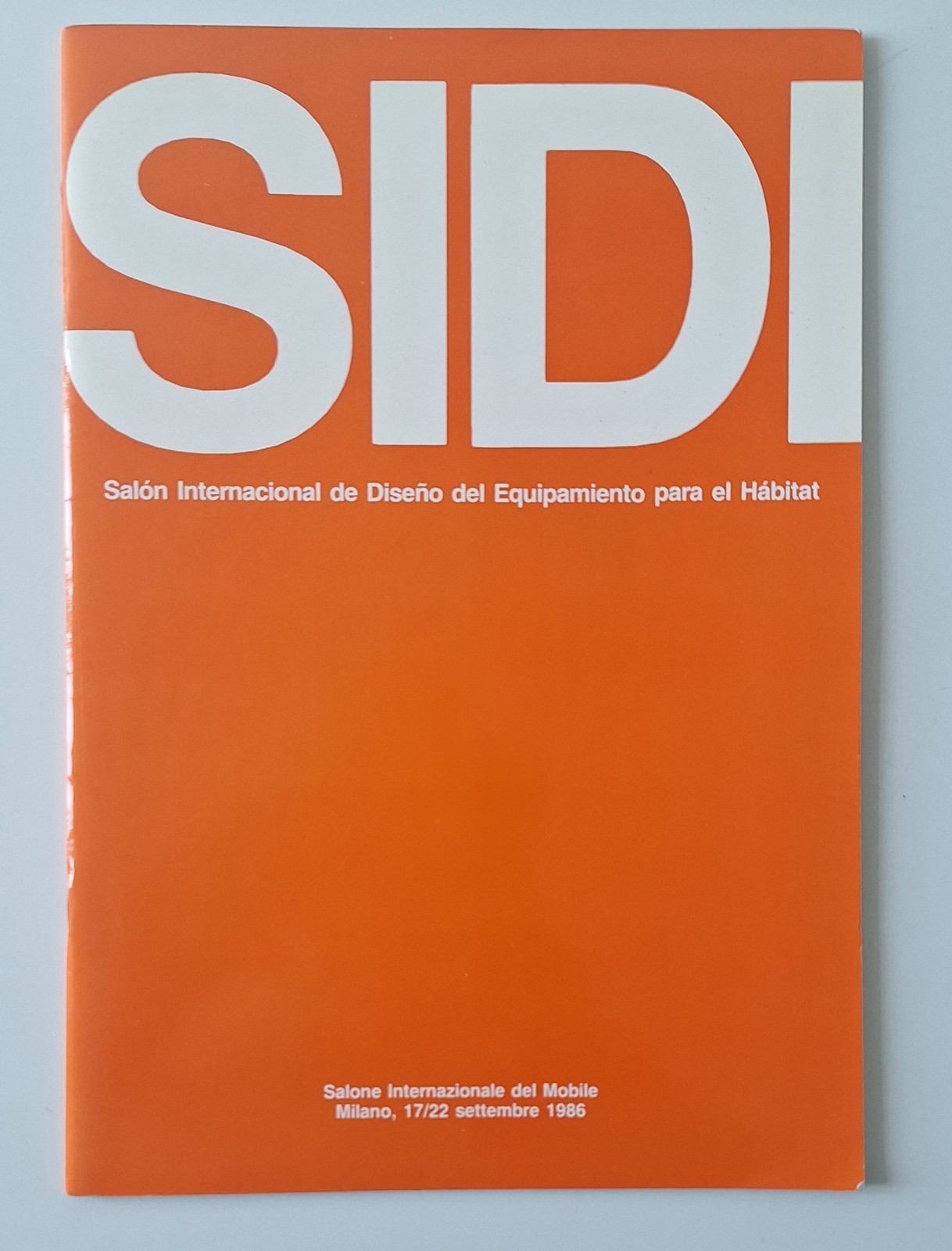 SIDI SALON INTERNACIONAL DE DISENO ... SALONE INT. DEL MOBILE …