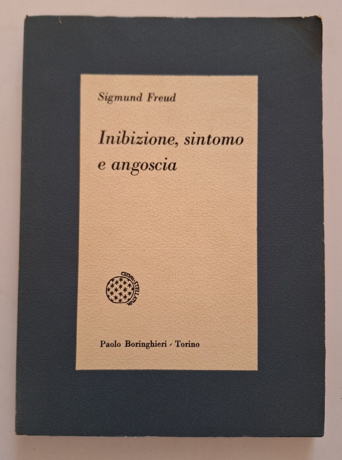 SIGMUND FREUD INIBIZIONE SINTOMO E ANGOSCIA BORINGHIERI 1961 1° ED.