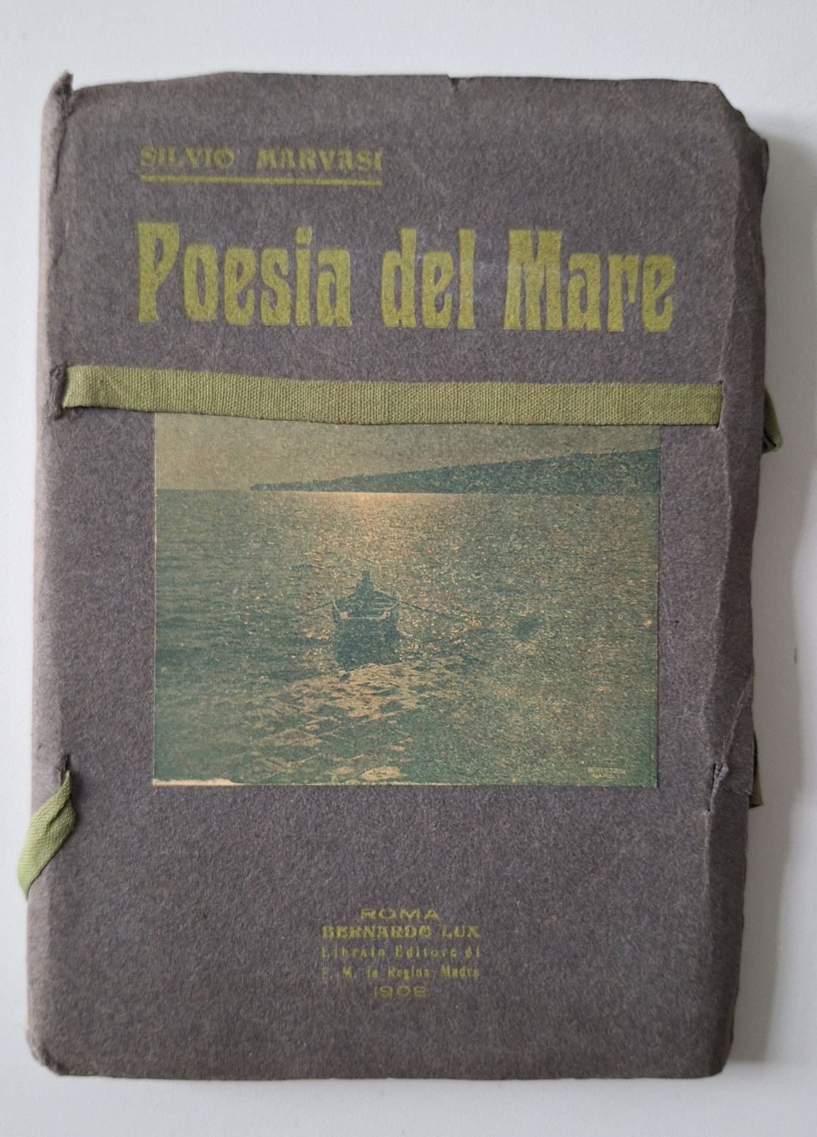 SILVIO MARVASI POESIA DEL MARE ED. BERNARDO LUX 1908