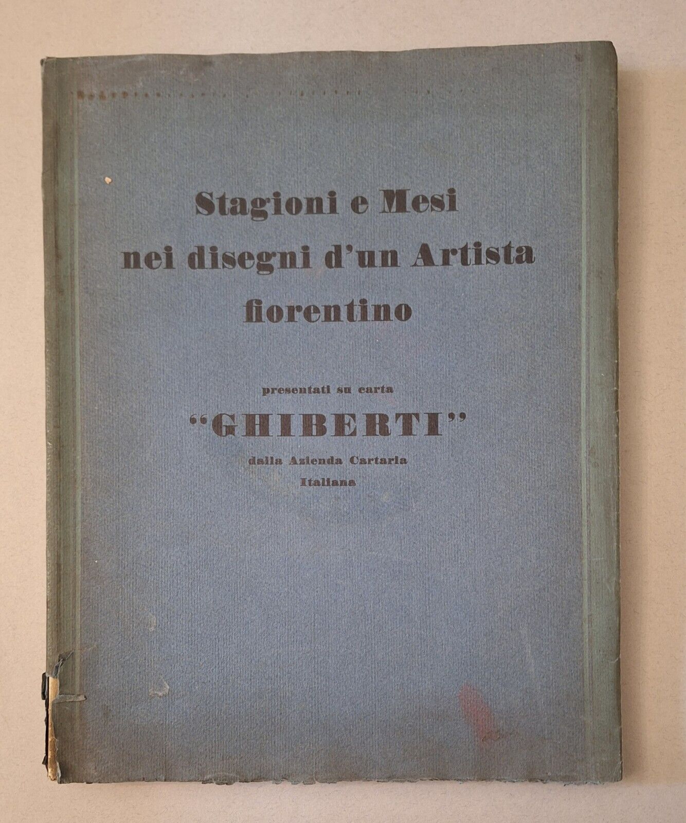 STAGIONI E MESI NEI DISEGNI D'UN ARTISTA FIORENTINO SU CARTA …