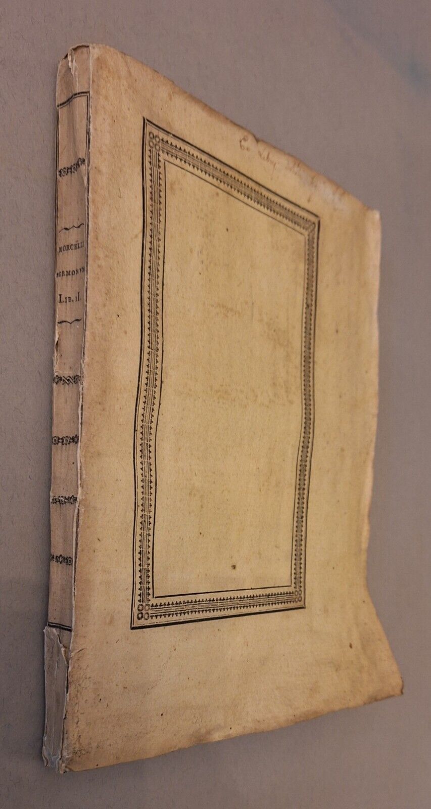 STEPH ANTONII MORCELLI SERMONUM LIBRI II BRIXIAE EX OFFICINA BETTONIANA …