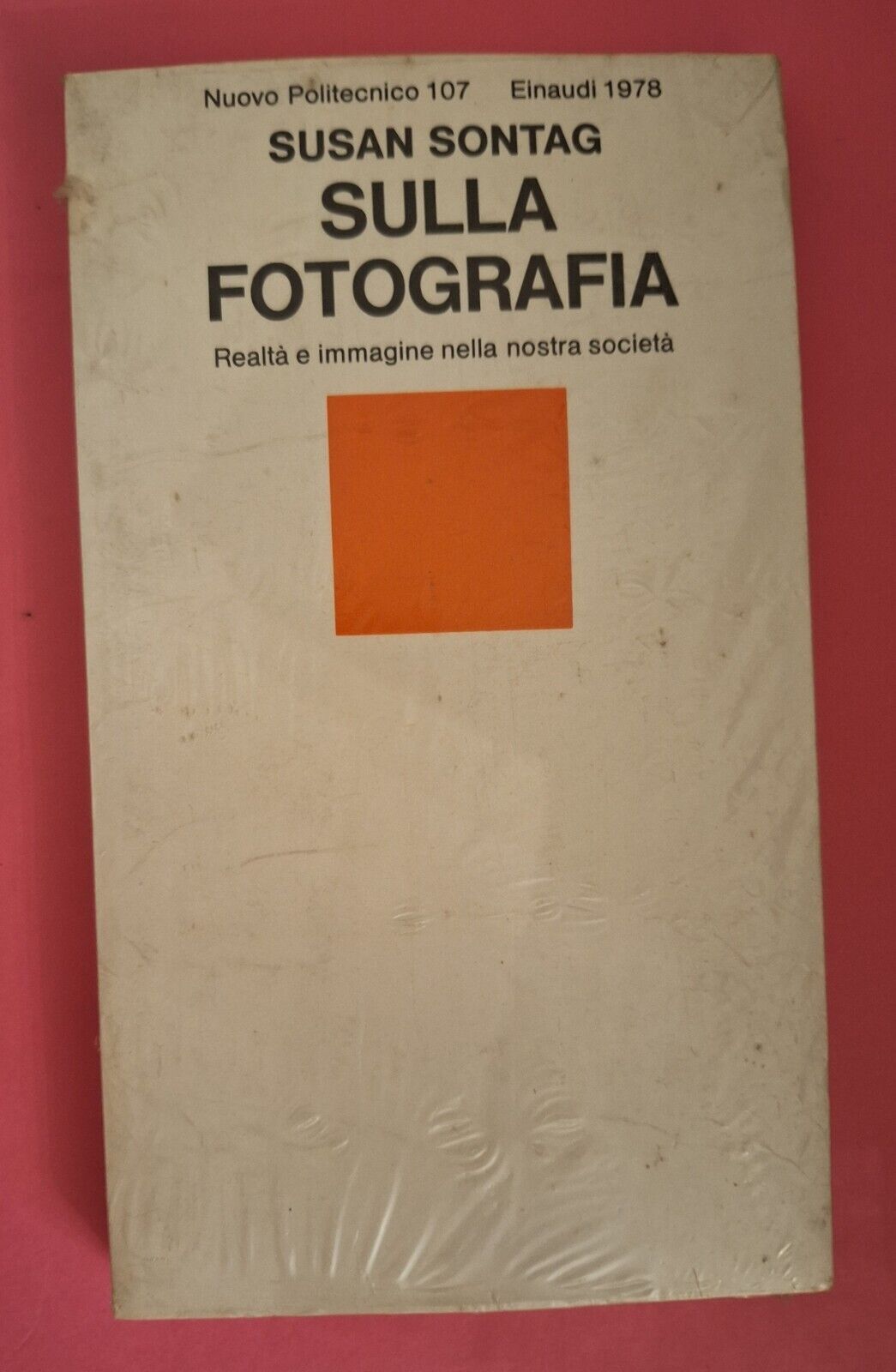 SUSAN SONTAG SULLA FOTOGRAFIA EINAUDI NUOVO POLITECNICO SIGILLATO