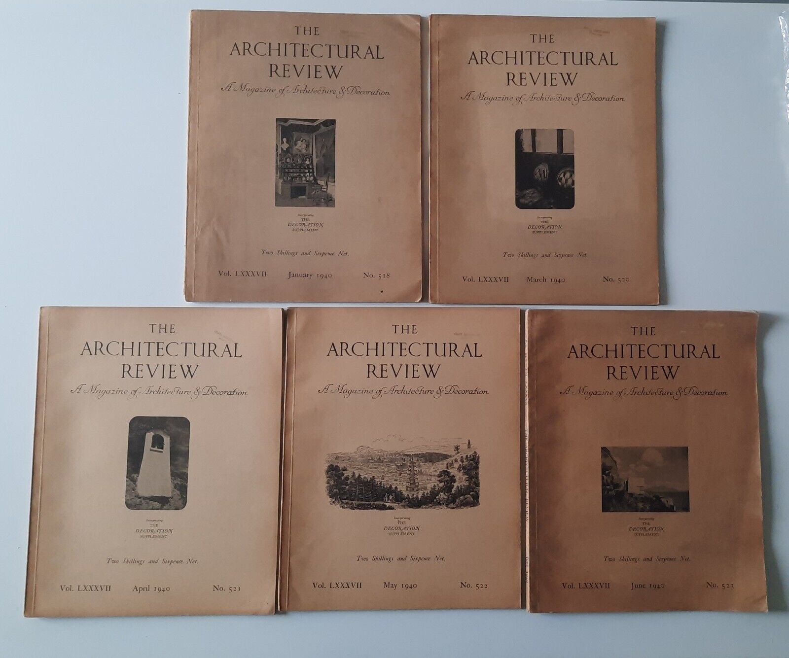 THE ARCHITECTURAL REVIEW A MAGAZINE OF ARCHITECTURE & DECORATION 1940 …