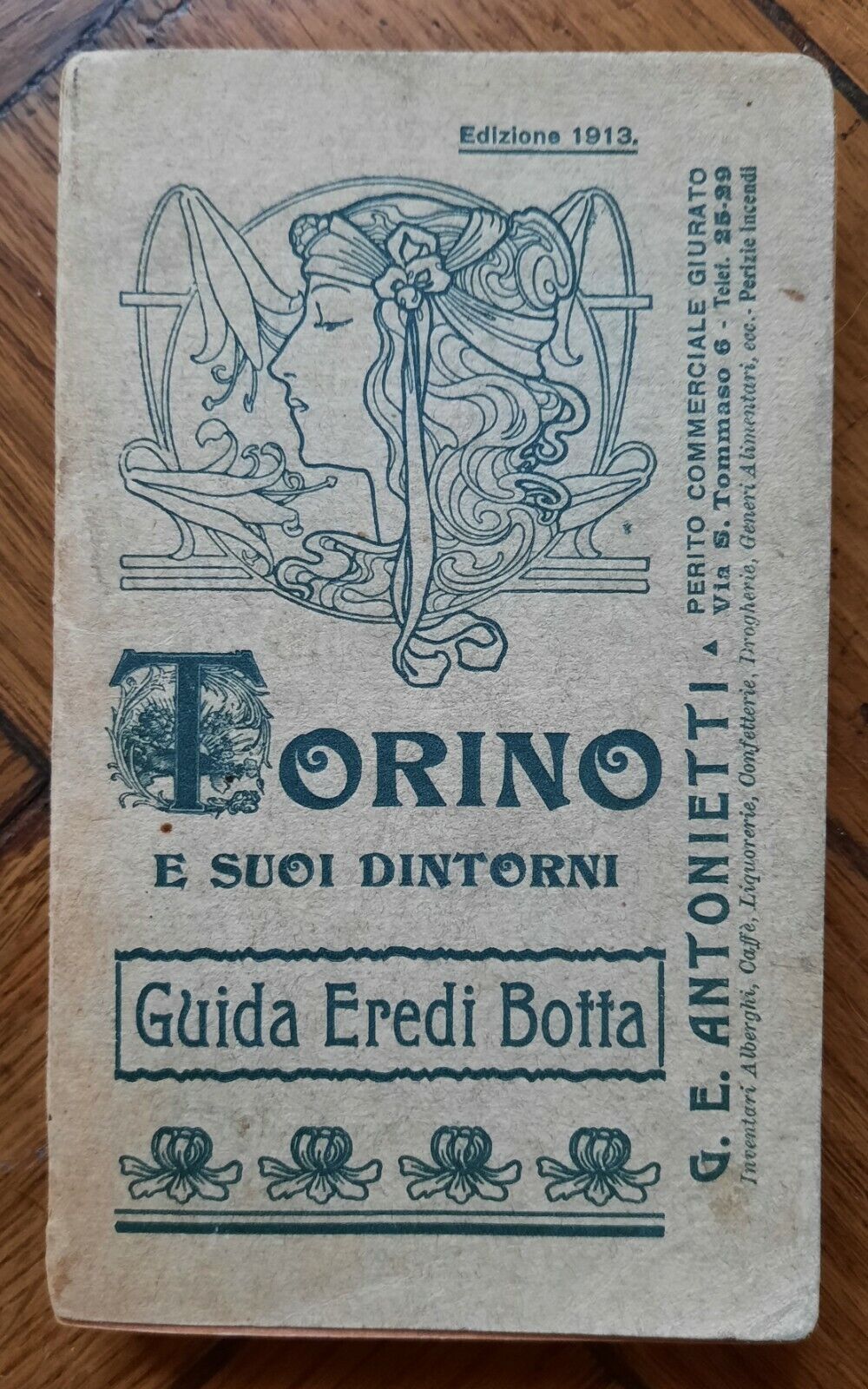 TORINO E I SUOI DINTORNI GUIDA EREDI BOTTA EDIZIONE 1913
