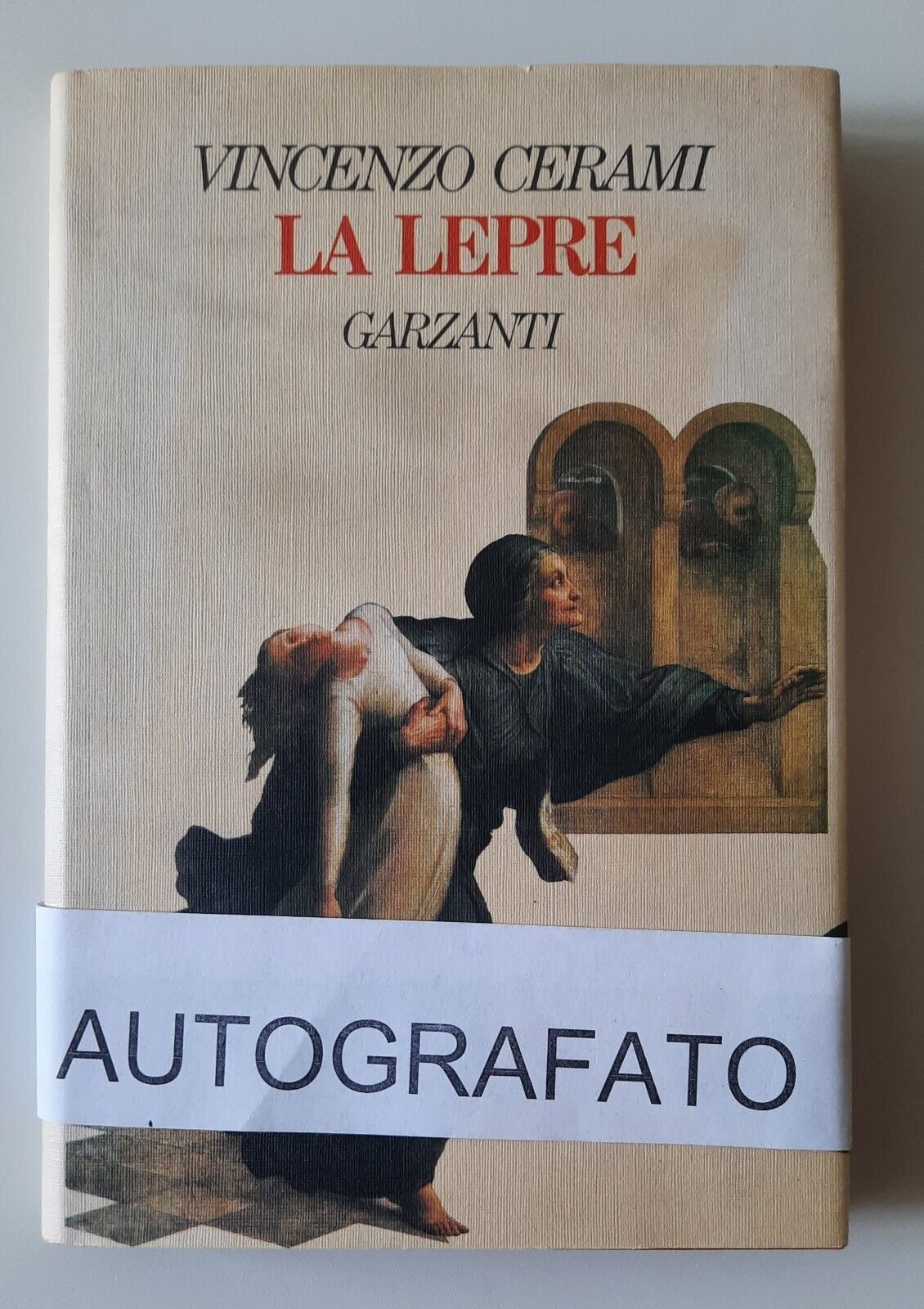 VINCENZO CERAMI LA LEPRE GARZANTI 1988 AUTOGRAFATO