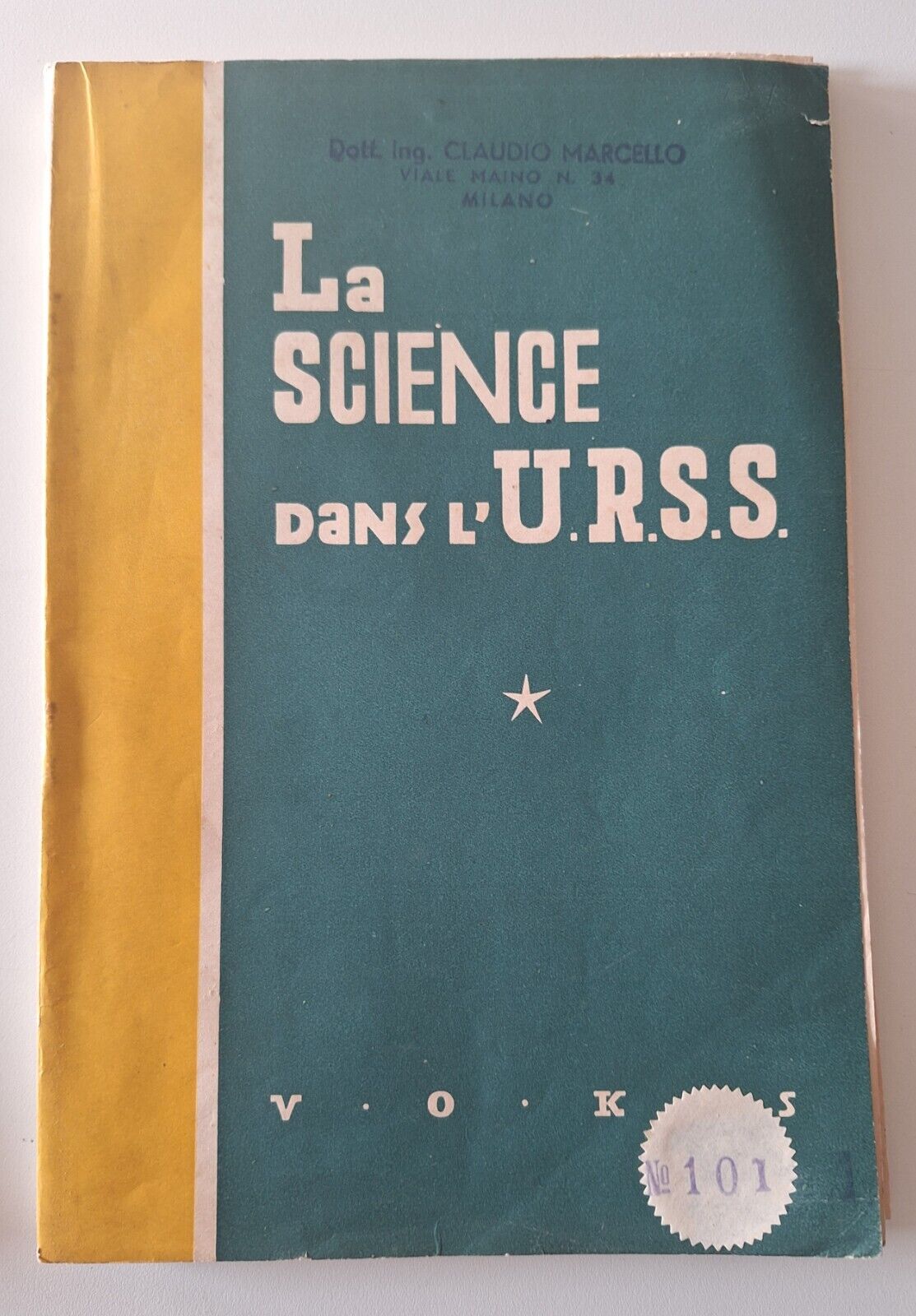 VOKS LA SCIENCE DANS L'URSS 1933 VOL. 5