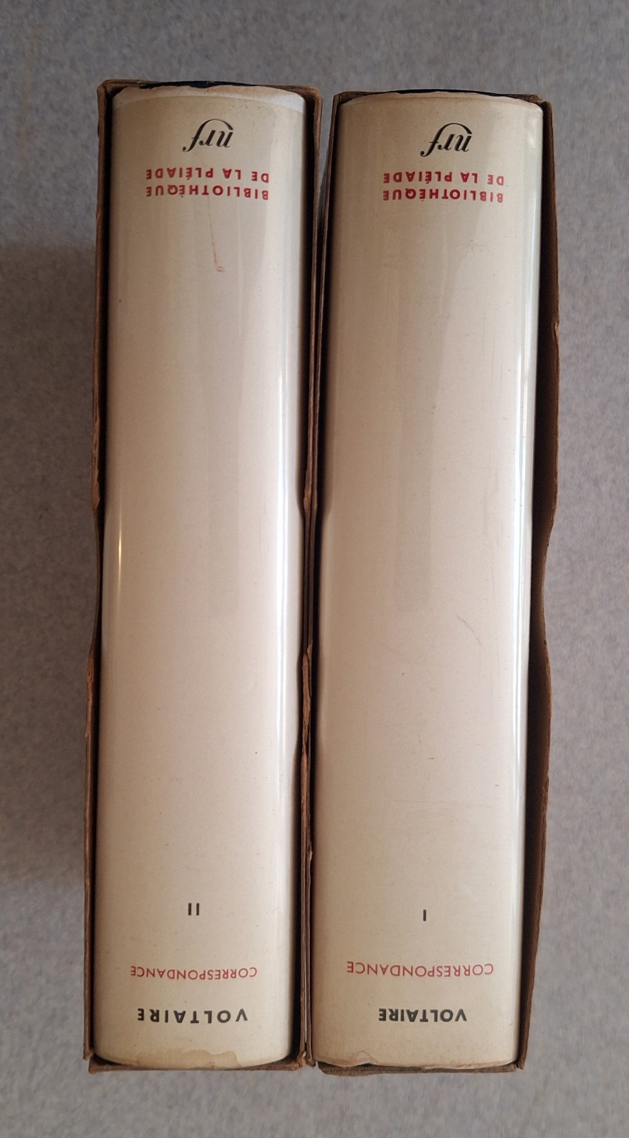 VOLTAIRE CORRESPONDANCE TOME 1 E 2 BIBLIOTHEQUE DE LA PLEIADE …