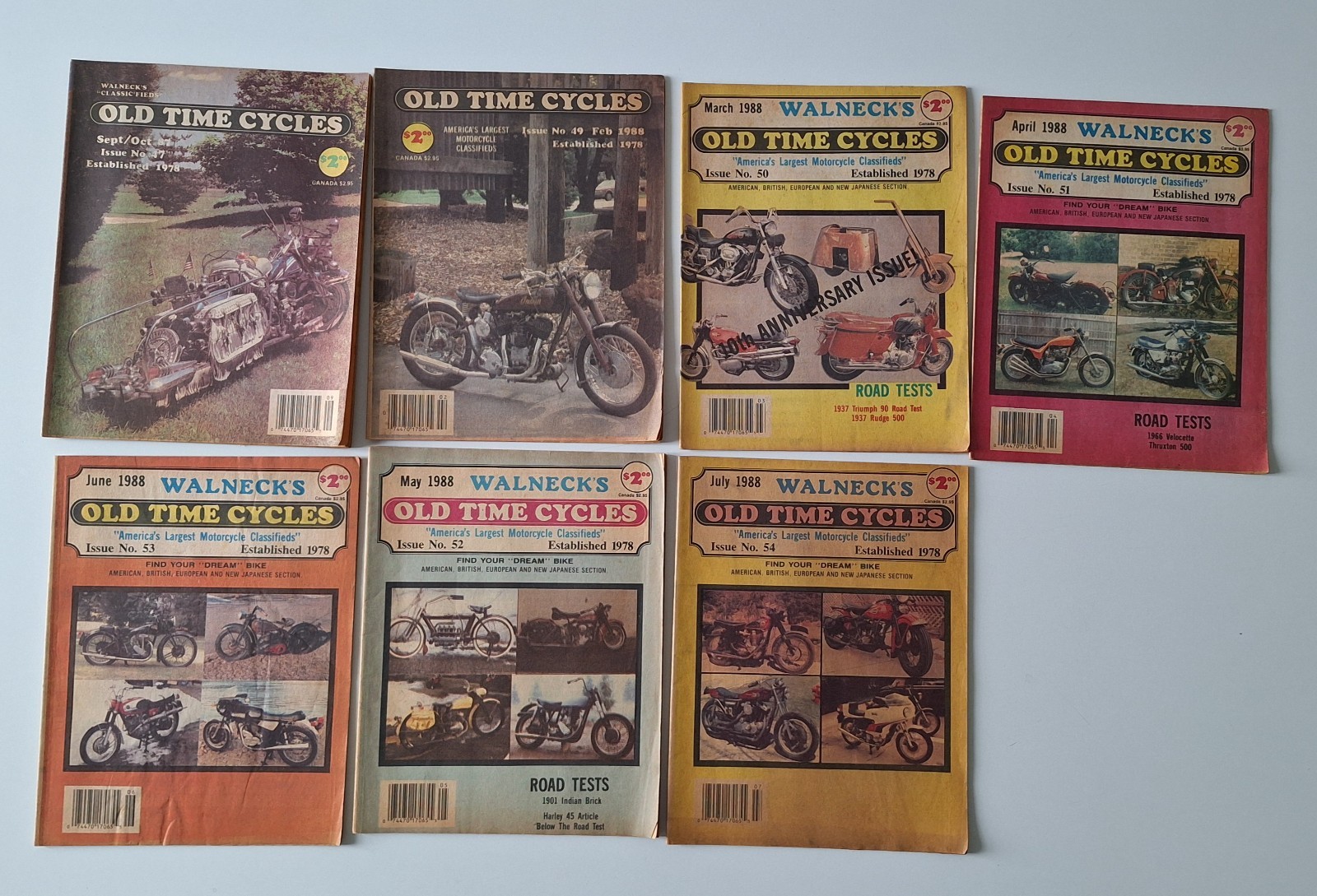 WALNECK'S MOTORCYCLE CLASSIC'FIED AMERICA'S DAL N. 49 AL N. 54 …