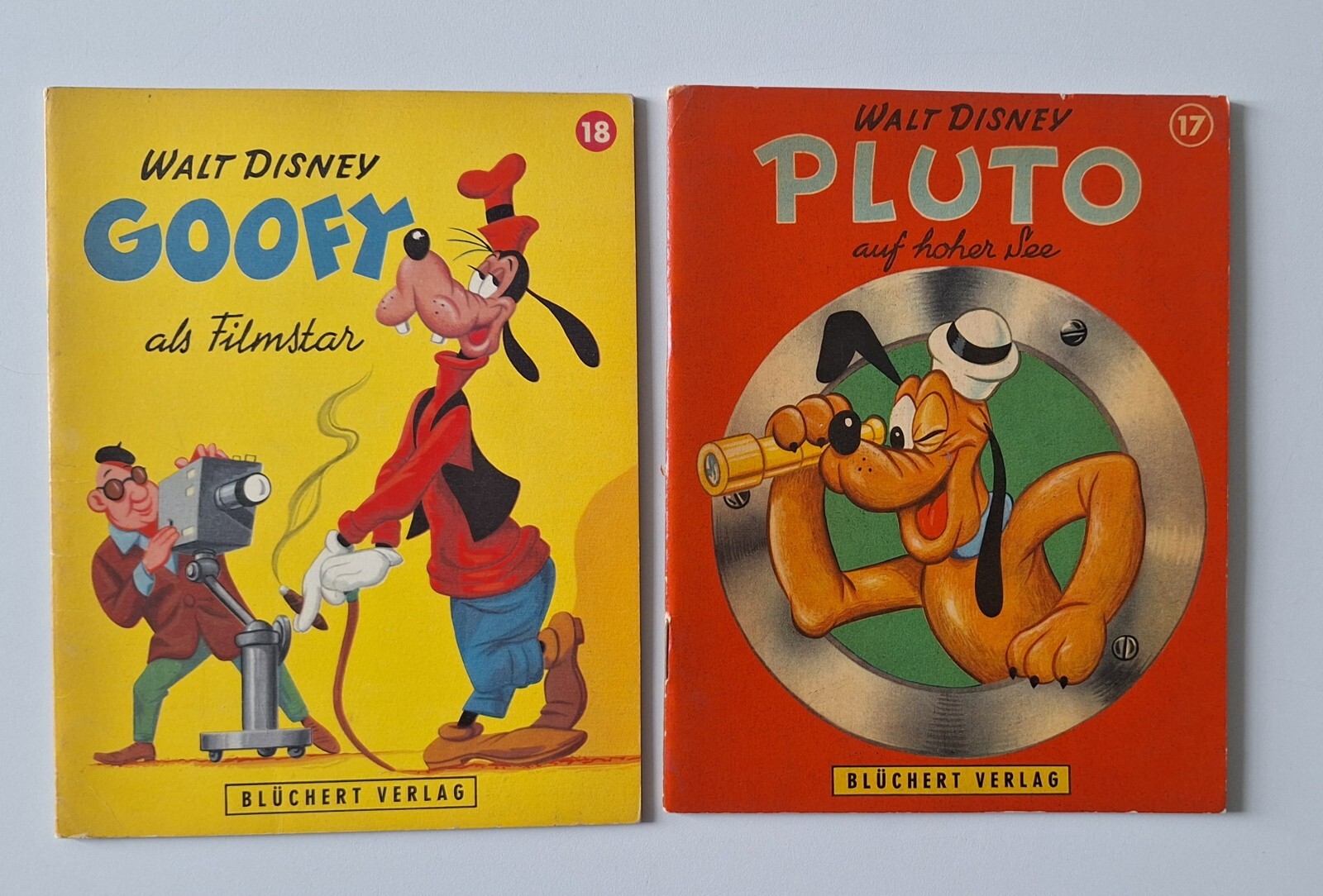 WALT DISNEY GOOFY ALS FILMSTAR - PLUTO AUF HOHER SEE …