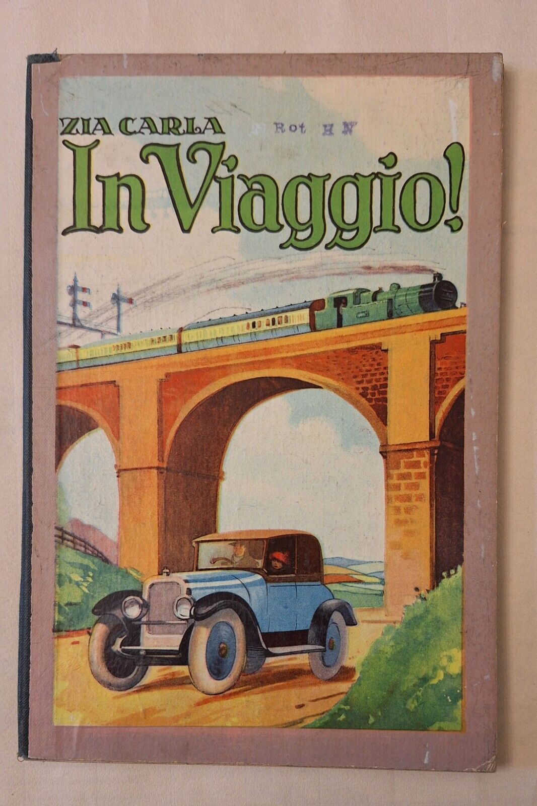 ZIA CARLA IN VIAGGIO A. VALLARDI ED. S.D. ANNI '30