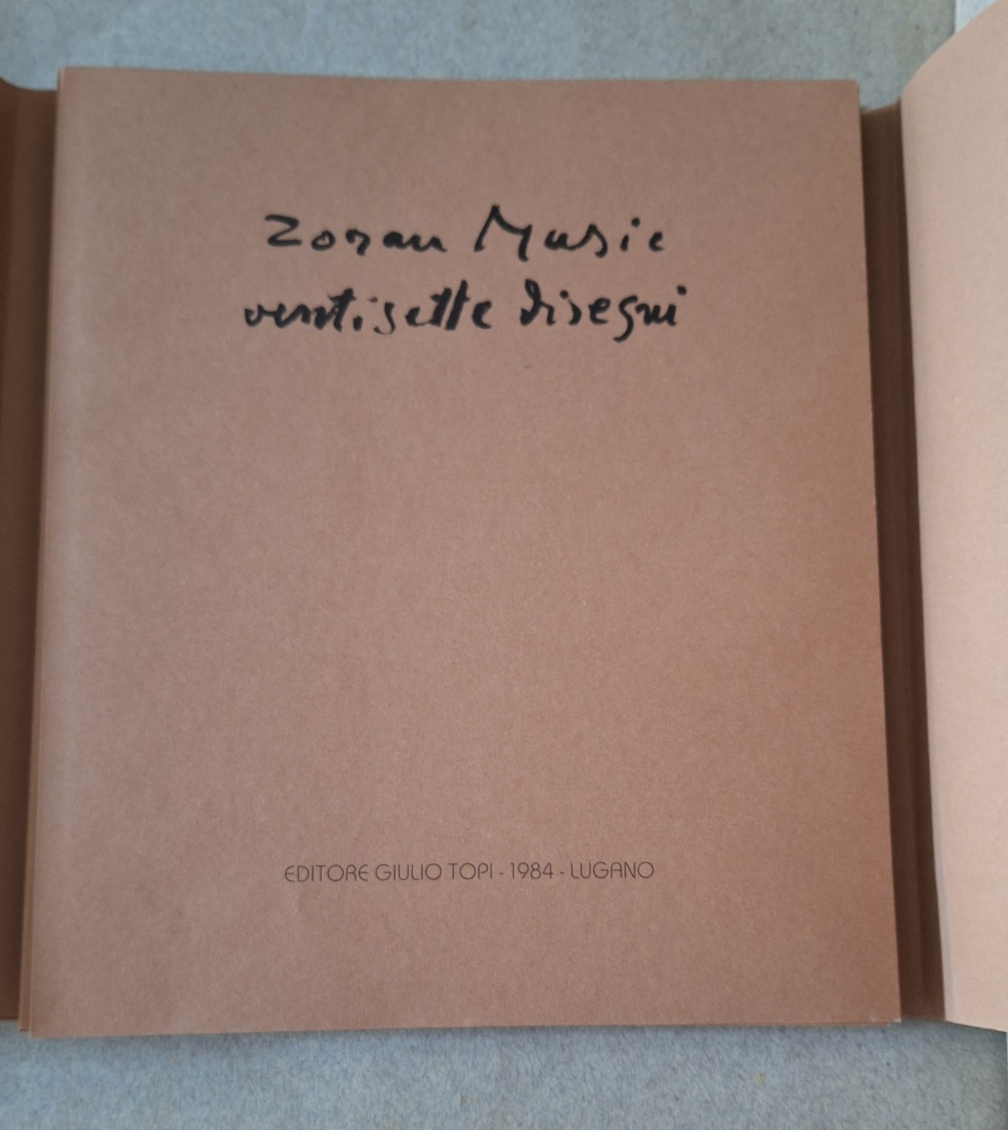 ZORAN MUSIC VENTISETTE DISEGNI ED. GIULIO TOPI 1984