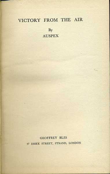 Victory from the Air