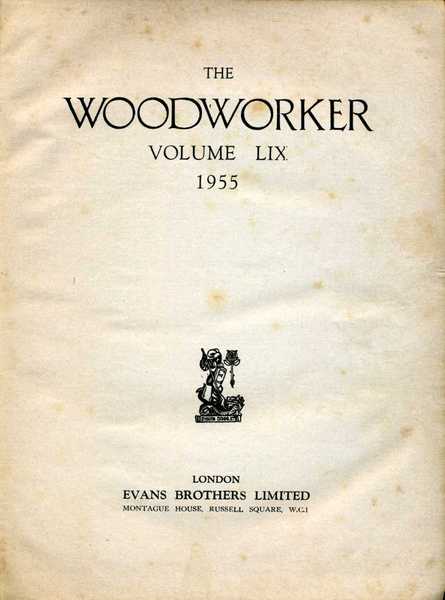 The Woodworker : Volume LIX : 1955