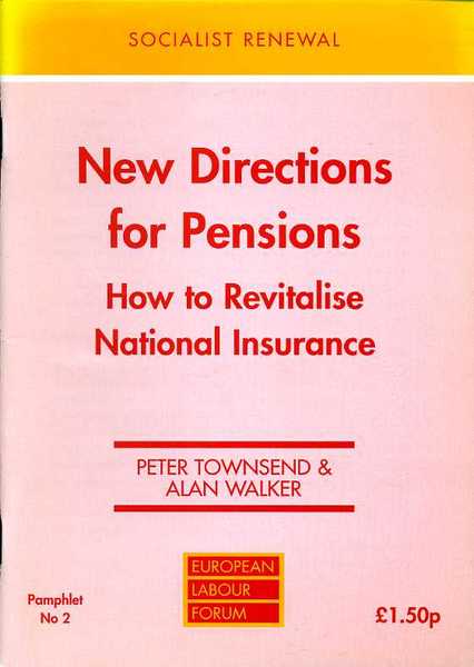 New Directions For Pensions : How To Revitalise National Insurance