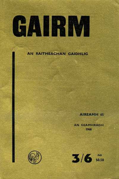 Gairm : An Raitheachan Gaidhlig : Winter 1968 - No …