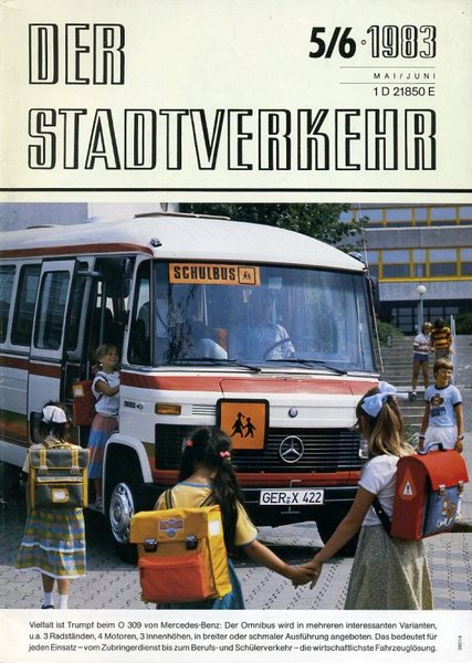 Der Stadtverkehr : May/June 1983 No 5/6