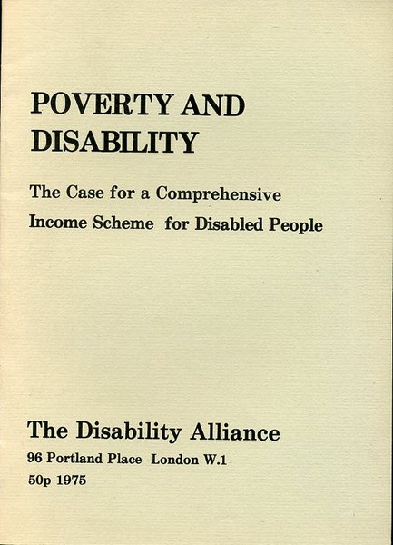 Poverty and Disability