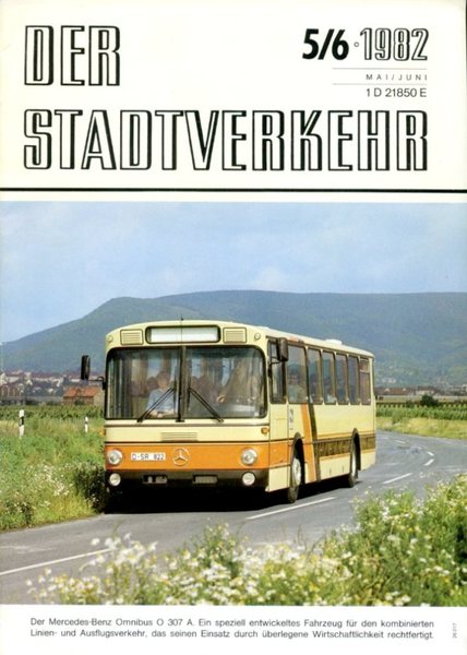 Der Stadtverkehr : Mai/Juni 1982 No 5/6