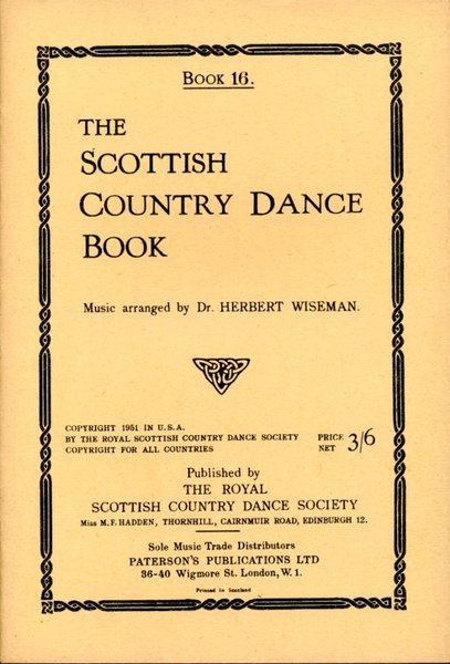 The Scottish Country Dance Book : Book 16