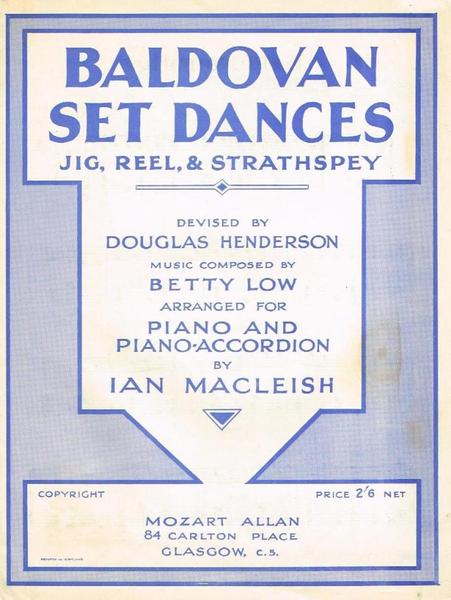 Baldovan Set Dances : Jig, Reel & Strathspey