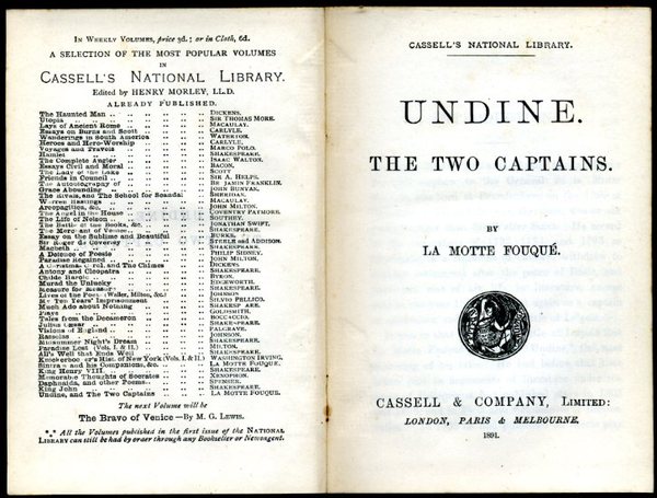 Undine : The Two Captains