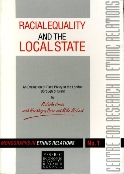 Racial Equality and the Local State - An Evaluation of …