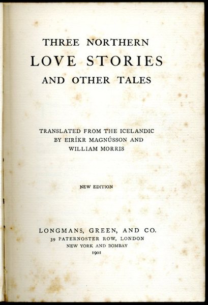 Three Northern Love Stories and Other Tales