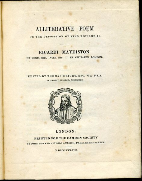 Alliterative Poem on the Deposition of King Richard II